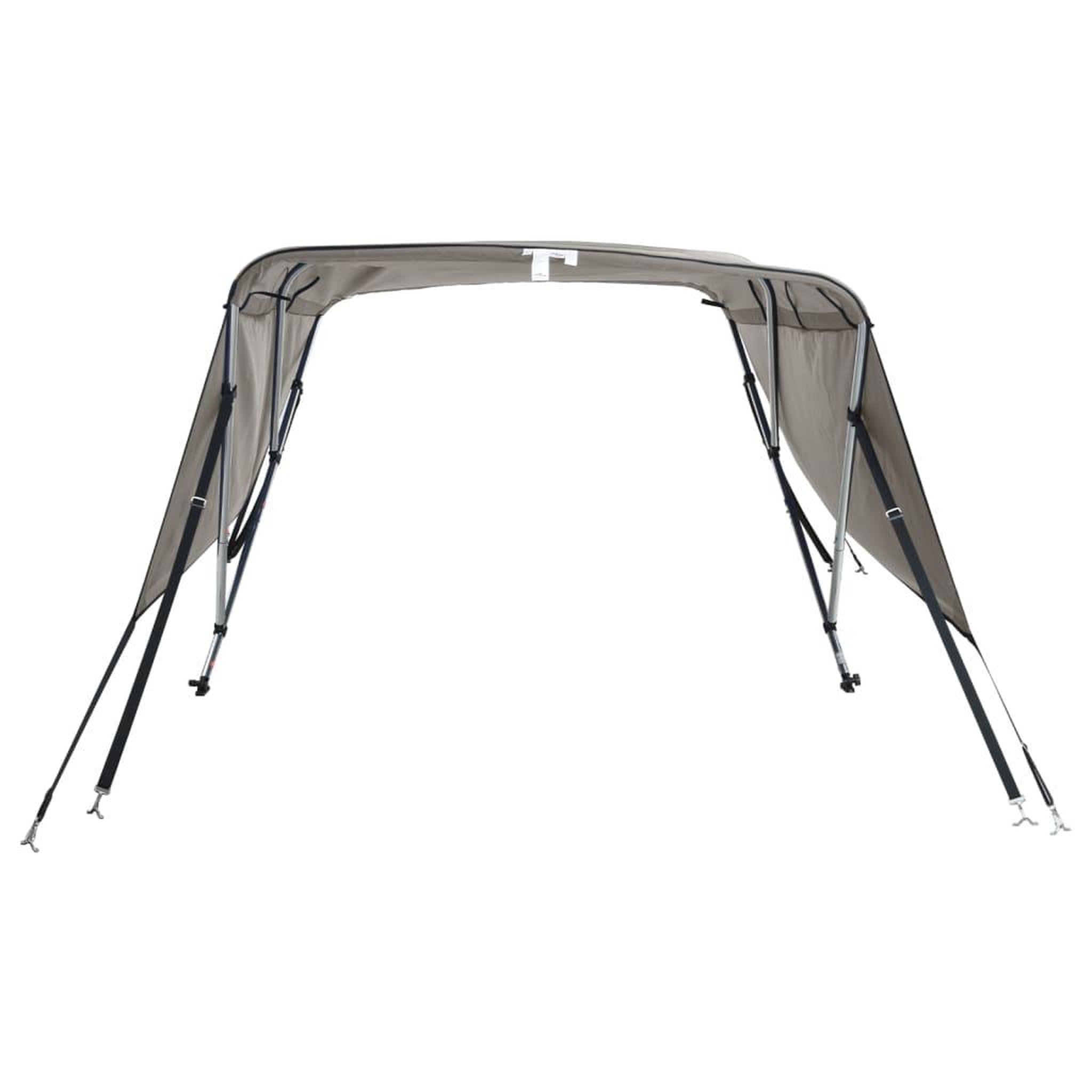 Voir la diapositive 4 : VIDAXL Toit bimini a 3 arceaux parois laterales 183x(185-198)x137 cm