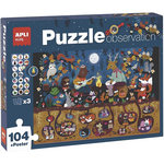 Apli Agipa Puzzle Observation Foret 104 pieces
