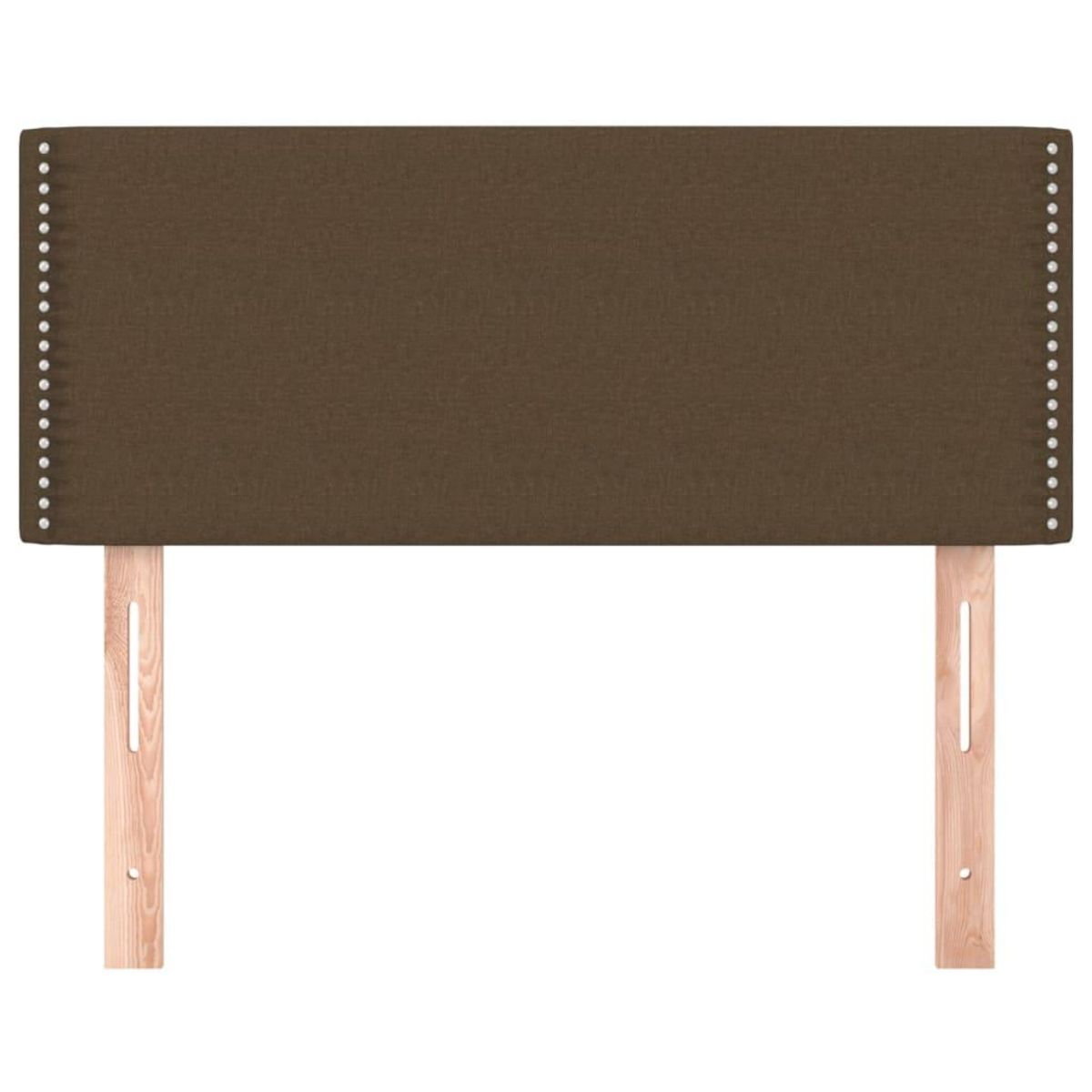 VIDAXL Tete de lit Marron Fonce 90x5x78/88 cm Tissu