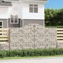 Voir la diapositive 1 : VIDAXL Paniers a gabions arques 15 pcs 300x50x160/180 cm fer galvanise