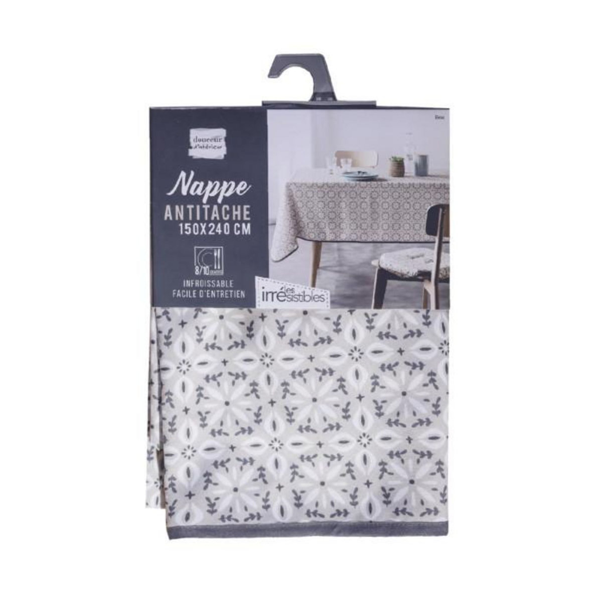 Paris Prix Nappe Antitache  Eros  150x240cm Naturel