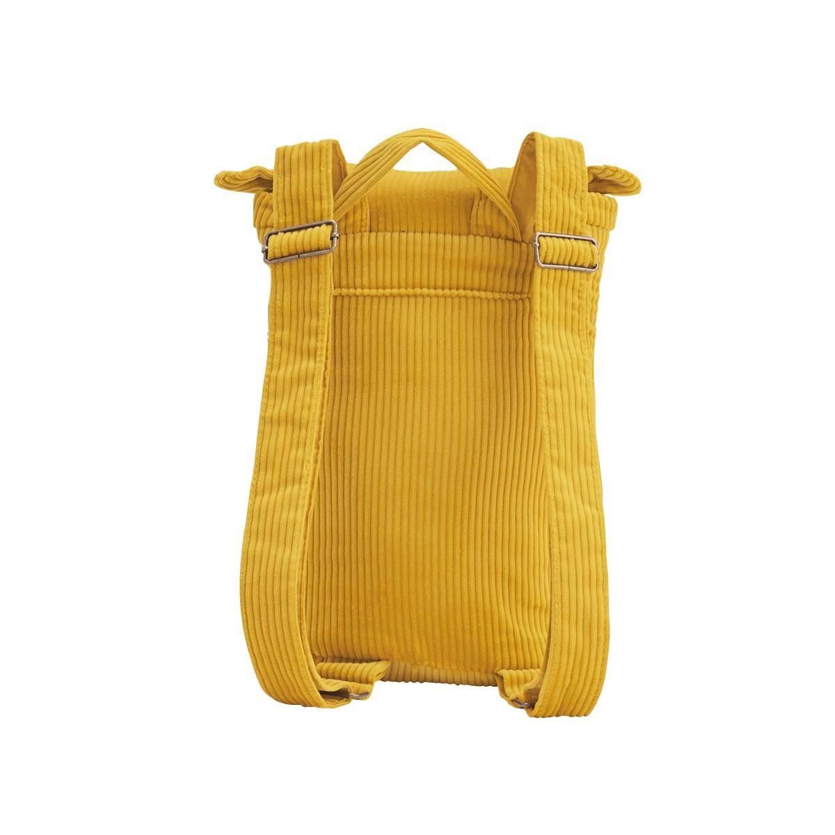 Petit Béguin Sac à dos enfant en velours côtelé Adele