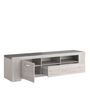 Voir la diapositive 6 : Meuble TV 1 porte 1 tiroir 2 niches de rangementL183 x H48 x P47cm MEL