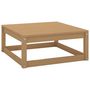 Voir la diapositive 5 : VIDAXL Salon de jardin 14 pcs avec coussins Marron miel Bois de pin