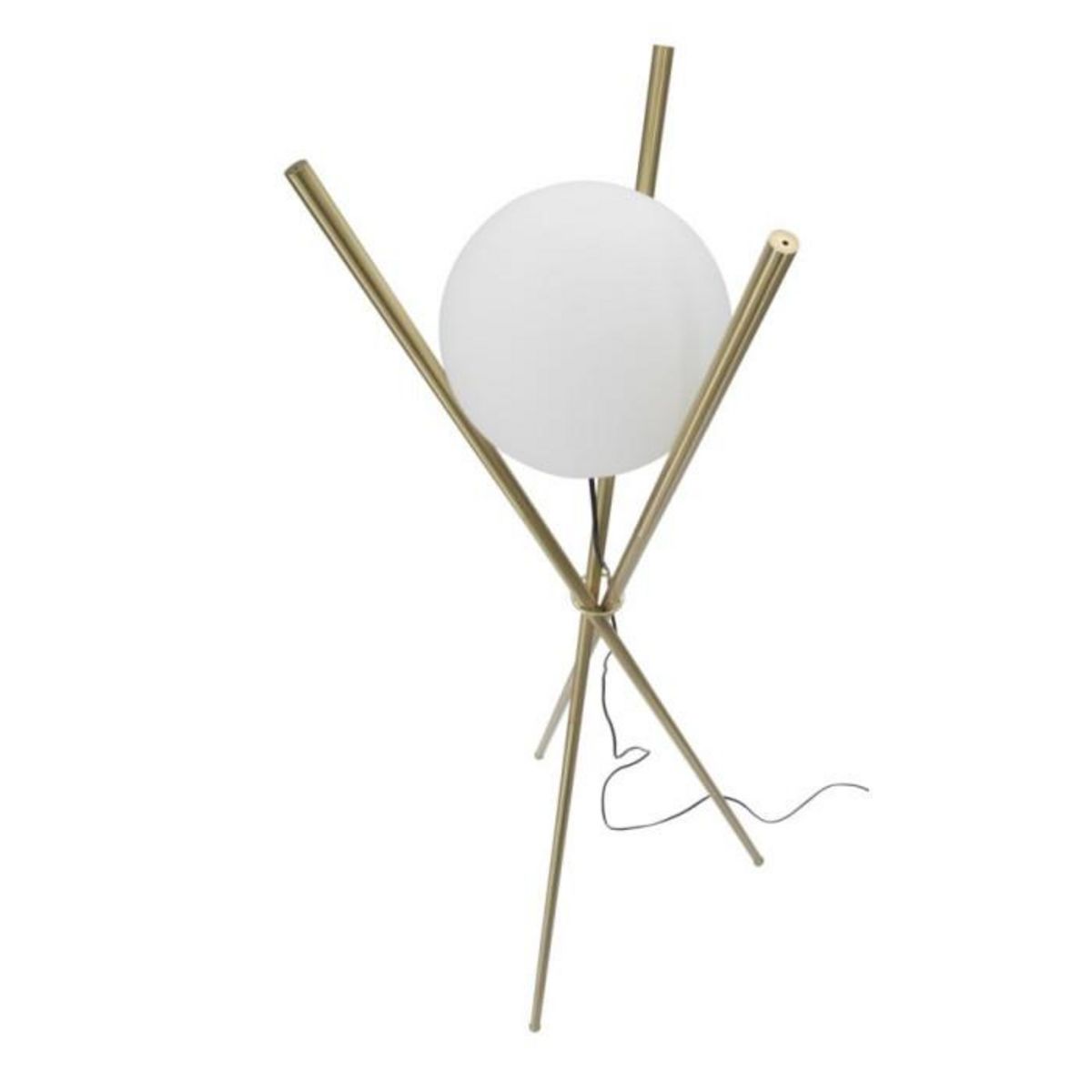 Paris Prix Lampadaire Sphère  Glamy X  155cm Blanc & Or
