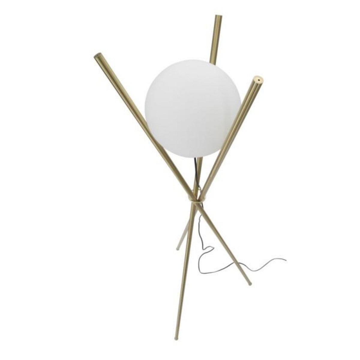 Paris Prix Lampadaire Sphère  Glamy X  155cm Blanc & Or