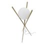 Voir la diapositive 6 : Paris Prix Lampadaire Sphère  Glamy X  155cm Blanc & Or