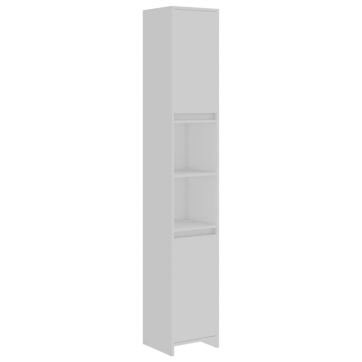 VIDAXL Armoire de salle de bain Blanc 30x30x183,5 cm Bois d'ingenierie