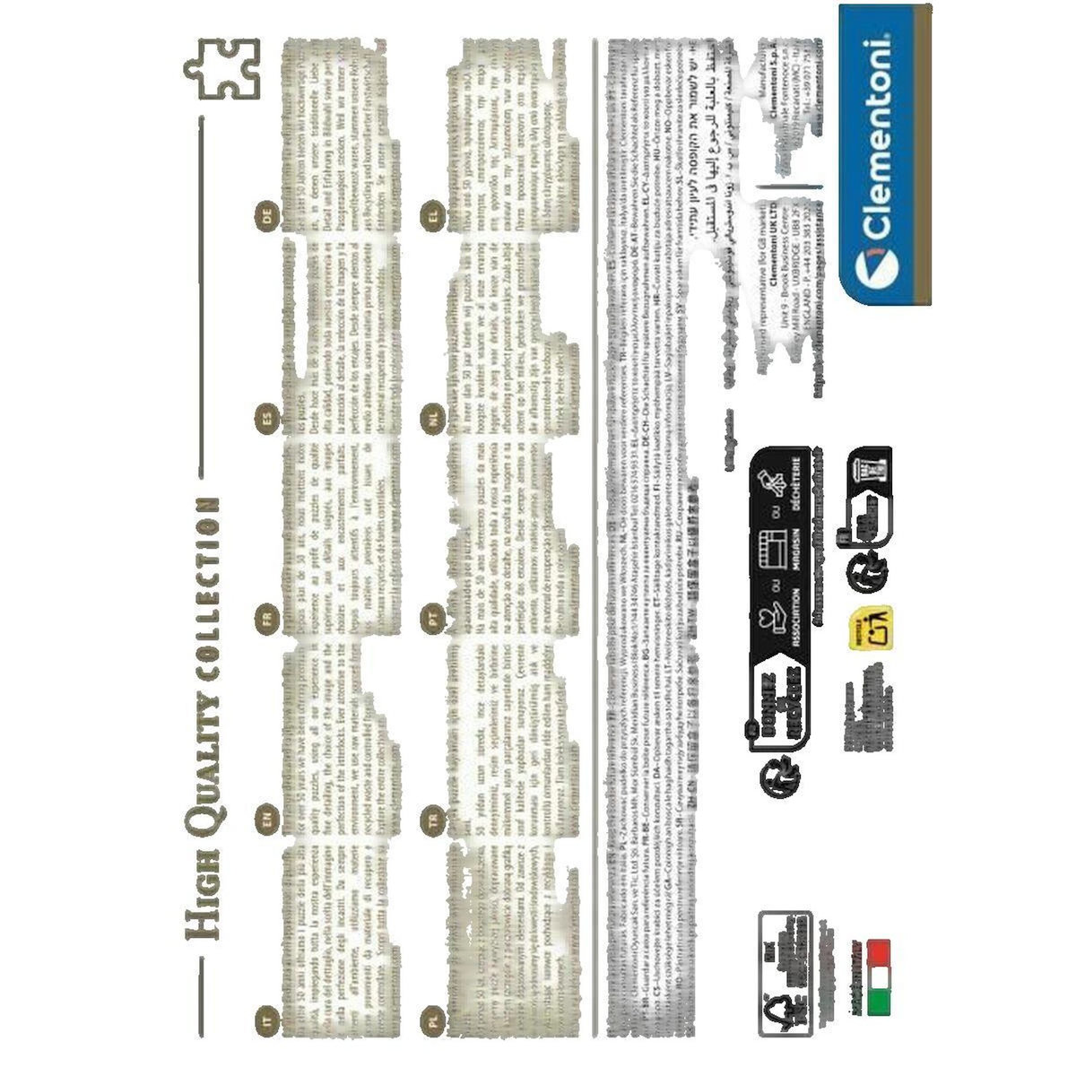 CLEMENTONI Puzzle classique Clementoni More is more - Fashion & Design 1000 pièces