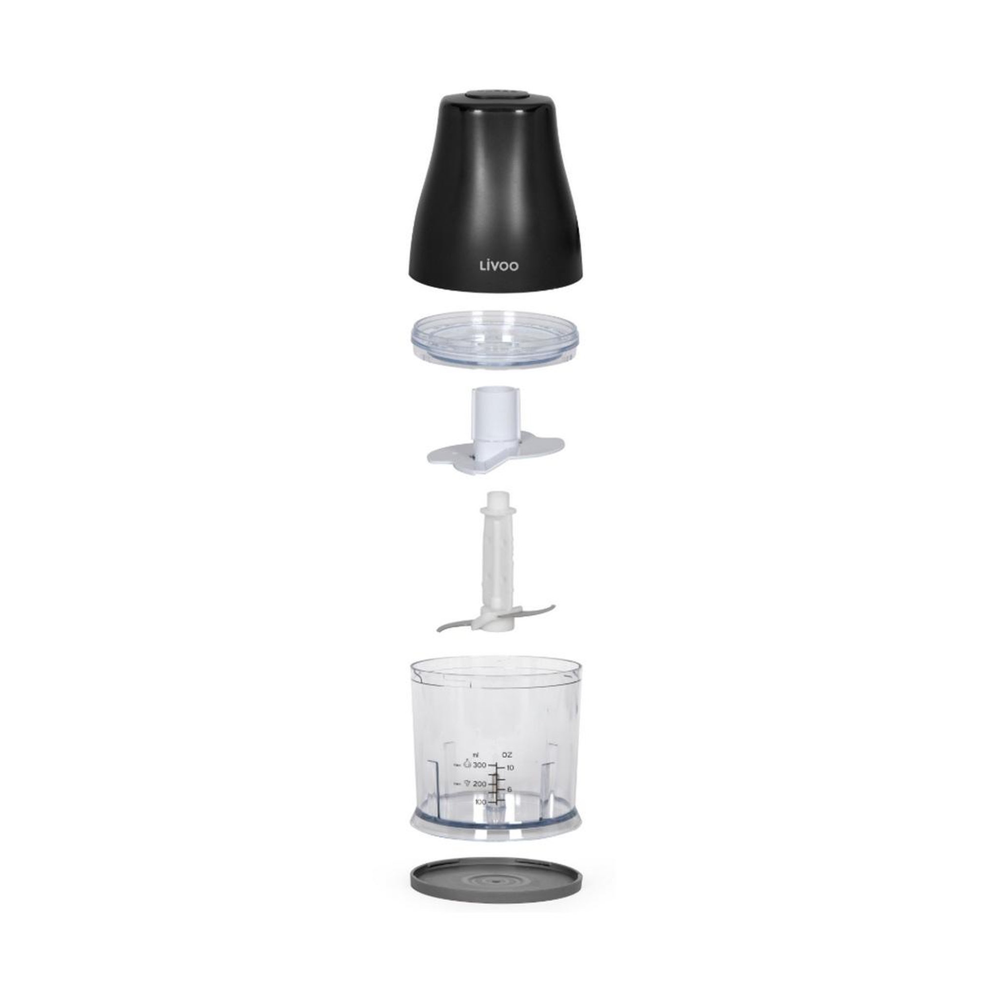 Voir la diapositive 2 : LIVOO Hachoir 400w 300ml noir - DOP244N