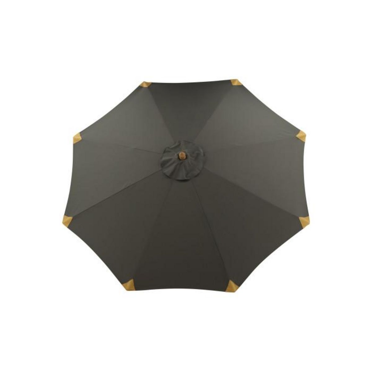 Paris Prix Parasol en Bois  Cerox  270cm Gris