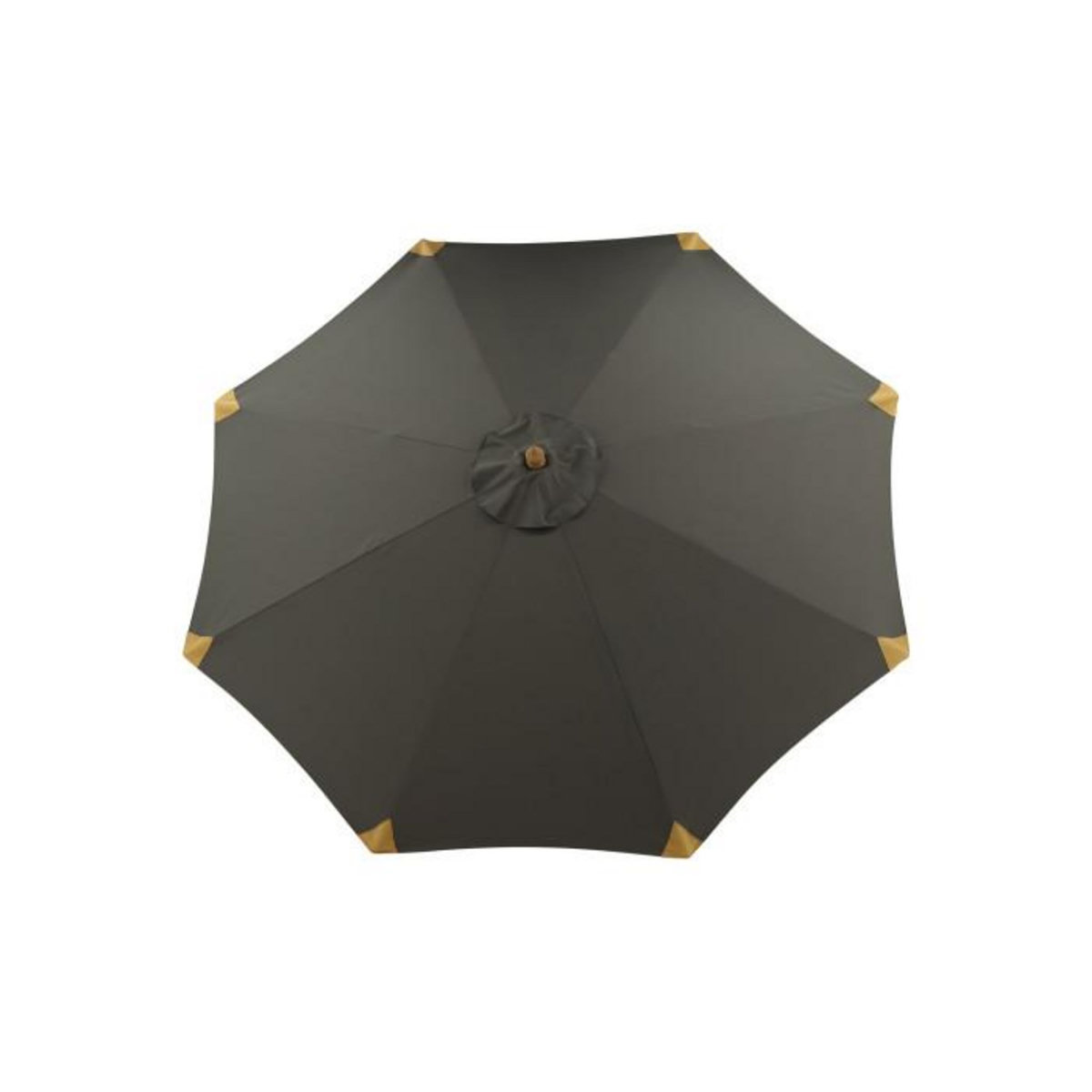 Paris Prix Parasol en Bois  Cerox  270cm Gris