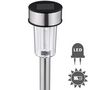 Voir la diapositive 2 : tectake Lot de 24 lampes solaires LED écologiques diffusion d'une lumière blanc froid argent