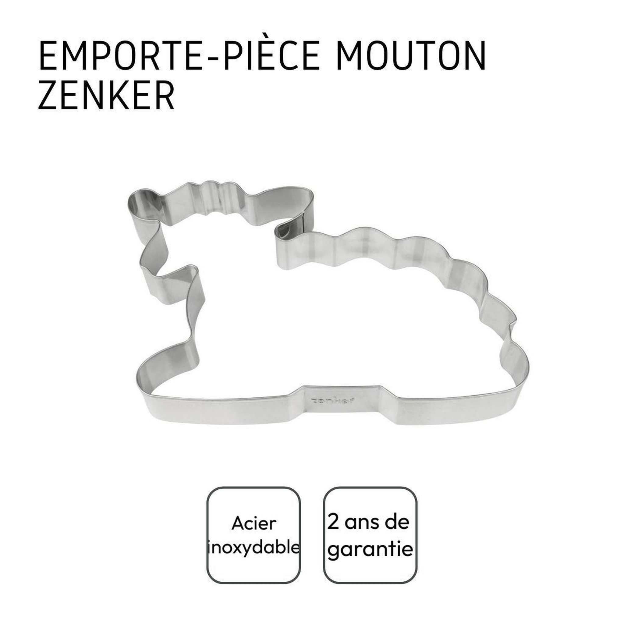 Voir la diapositive 4 : ZENKER Emporte-pièce agneau pour dessert de pâques zenker pâques