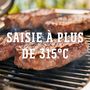 Voir la diapositive 4 : Weber Barbecue électrique Lumin Compact Black à poser, 43x28 cm