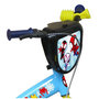 Voir la diapositive 4 : Vélo enfant - Modèle 12'' Spidey et ses amis pour enfant de 85/100 cm avec stabilisateurs - Plaque décorative avant - Porte bidon - 1 frein et roues bâtons