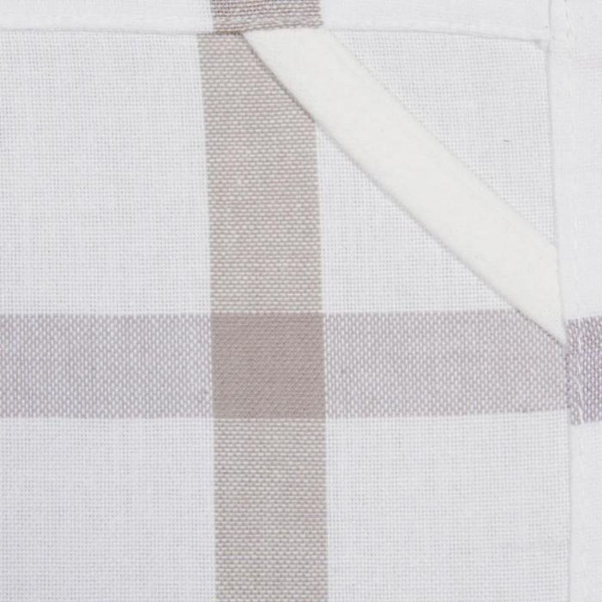 ATMOSPHERA Lot de 2 Torchons de Cuisine  Traditionnel  70cm Gris