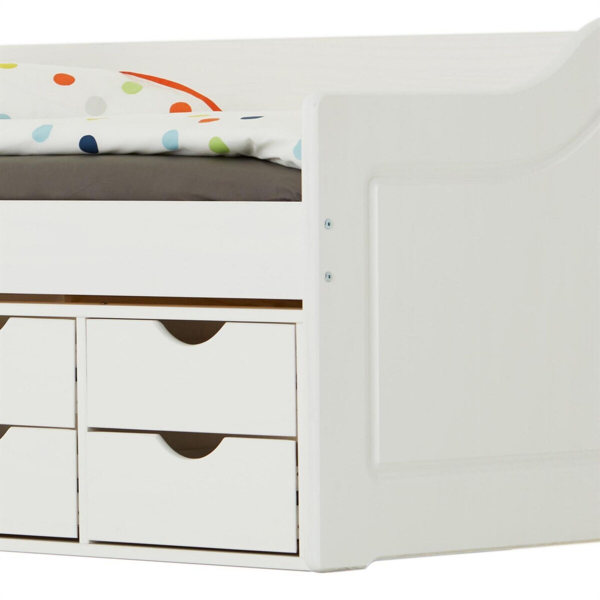 IDIMEX Lit fonctionnel SENTA en pin massif, 90 x 200 cm