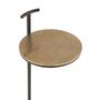 Voir la diapositive 2 : Paris Prix Table d'Appoint Design en Métal  Toni  65cm Or