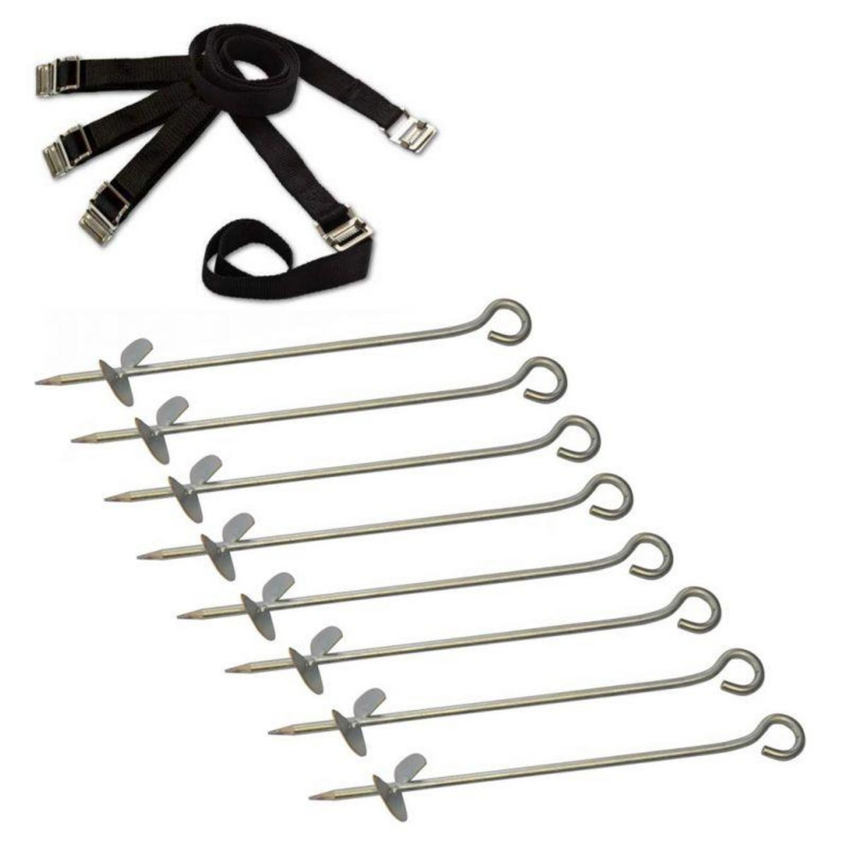 JUMP4FUN Kit de Fixation Trampoline 8Pcs