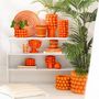 Voir la diapositive 3 : Paris Prix Vase Déco en Céramique  Orange  26cm Orange