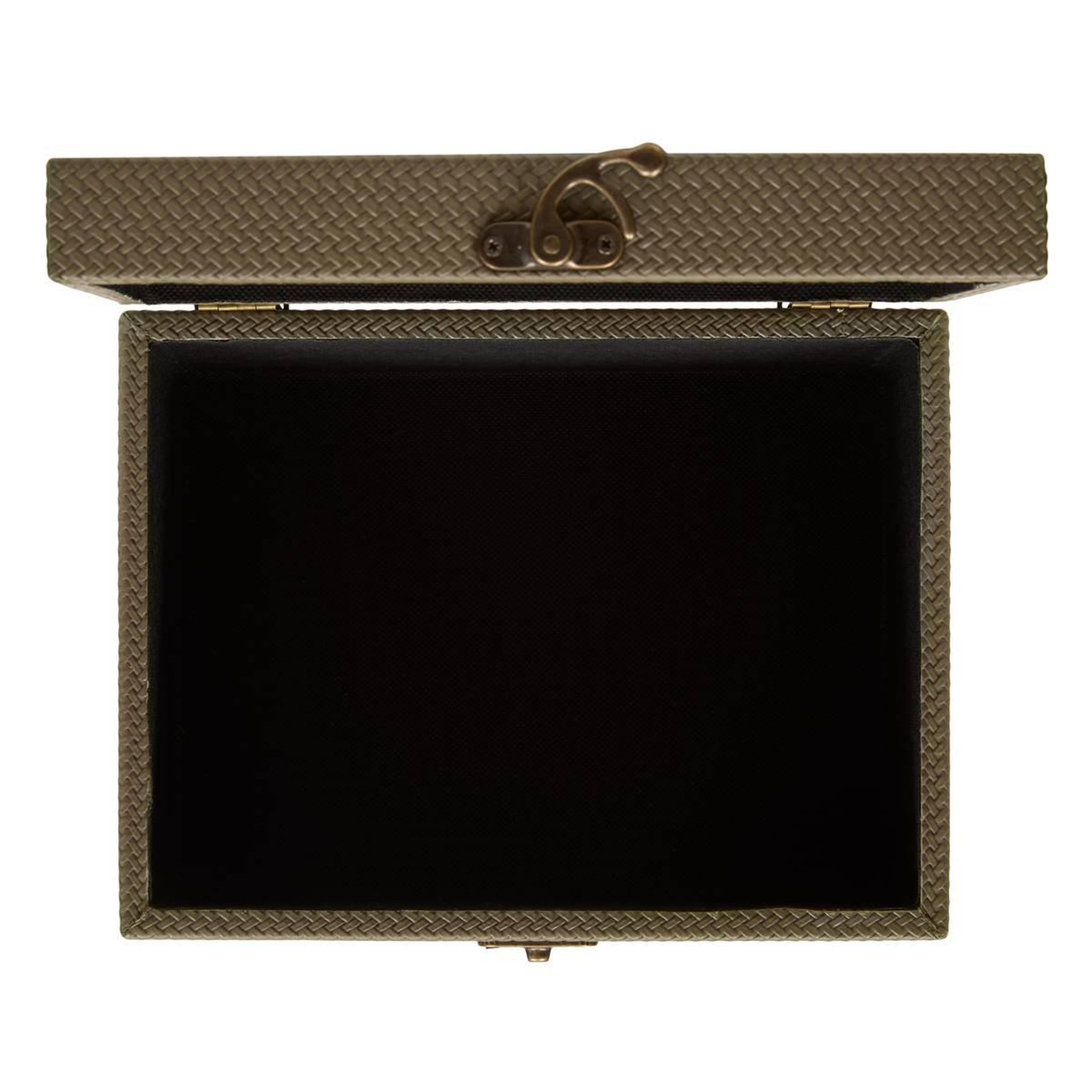 Voir la diapositive 6 : ATMOSPHERA Lot de 4 boîtes de rangement  bonie  25cm kaki