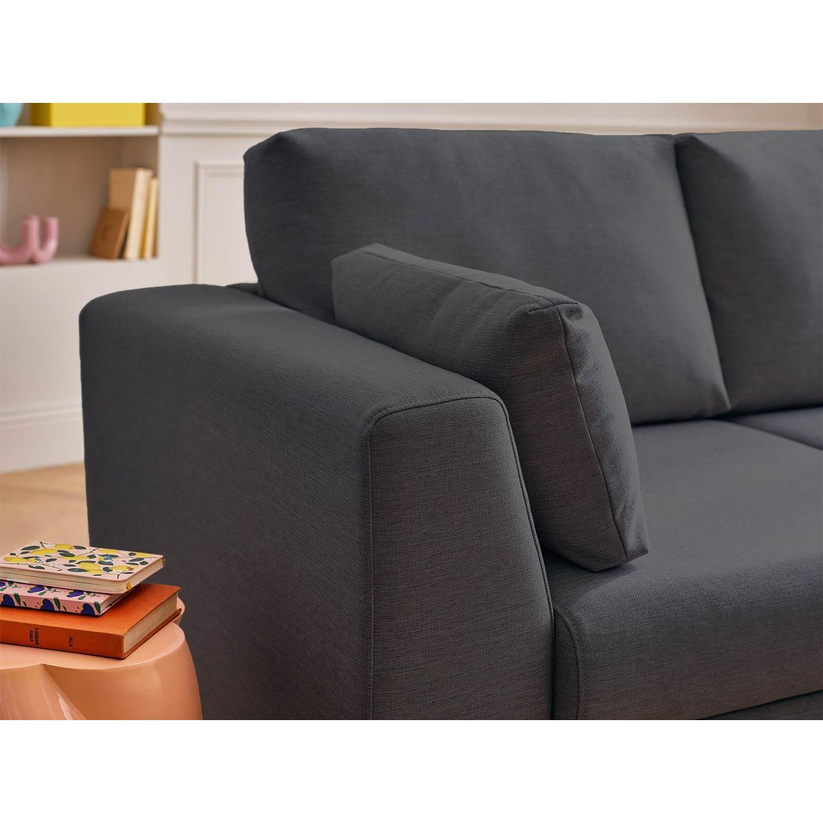 LISA DESIGN Tala - canapé 3 places - convertible - en tissu