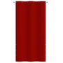 Voir la diapositive 2 : VIDAXL Ecran de balcon Rouge 120x240 cm Tissu Oxford