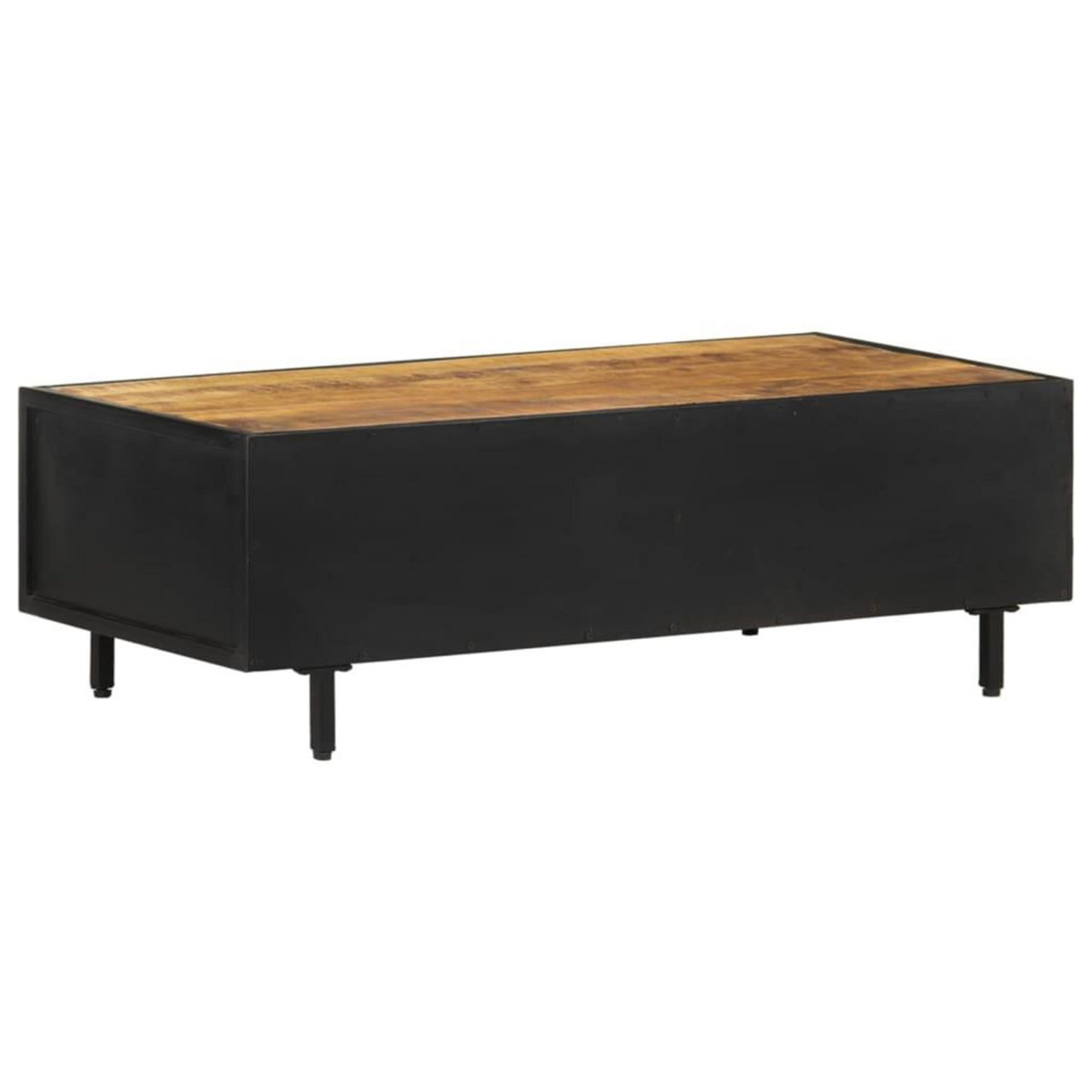 VIDAXL Table basse 105x50x35 cm Bois de manguier brut