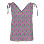 Only Top  Femme Only Ruching. Coloris disponibles : Vert