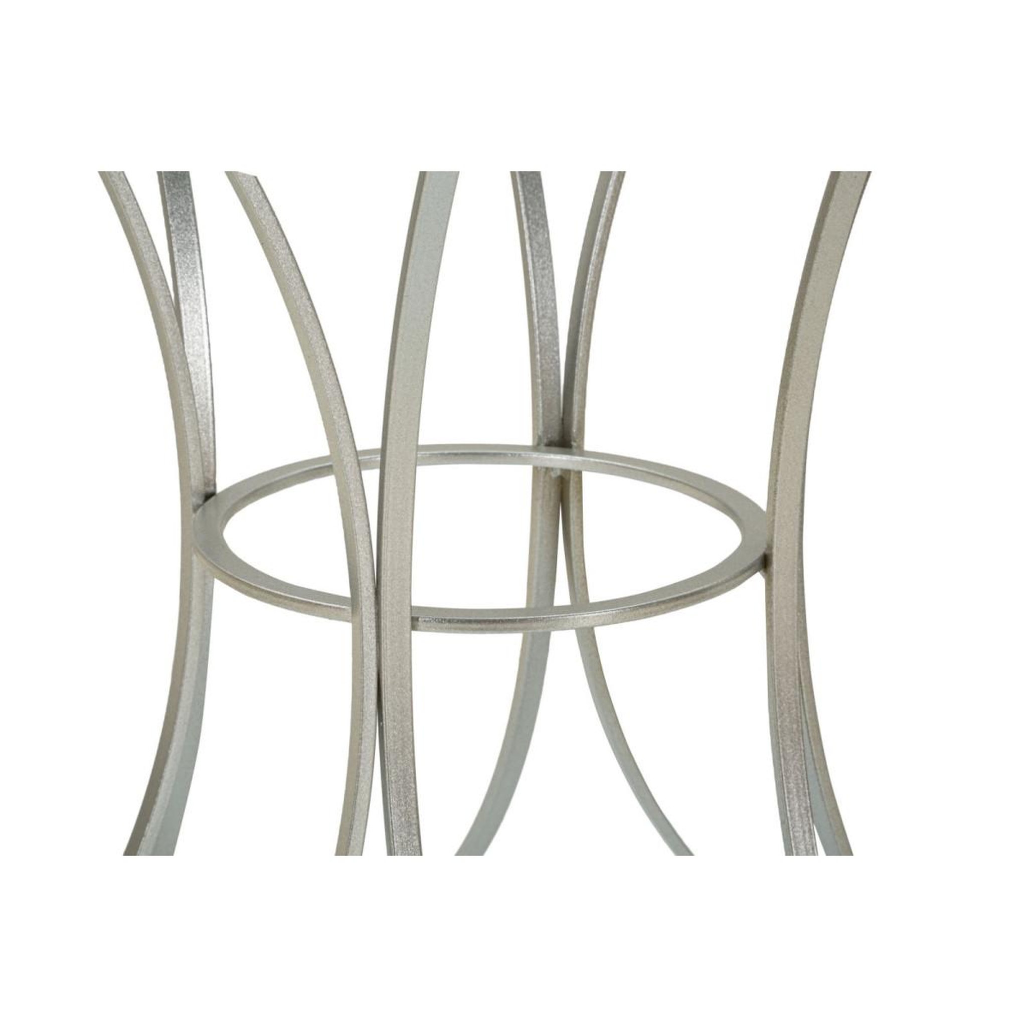 Voir la diapositive 5 : Paris Prix Table d'appoint en métal  trixy  68cm argent