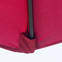 Voir la diapositive 4 : OUTSUNNY Parasol en métal rond polyester 180g/m² manivelle inclinable Ø 3 x 2,45 m bordeaux