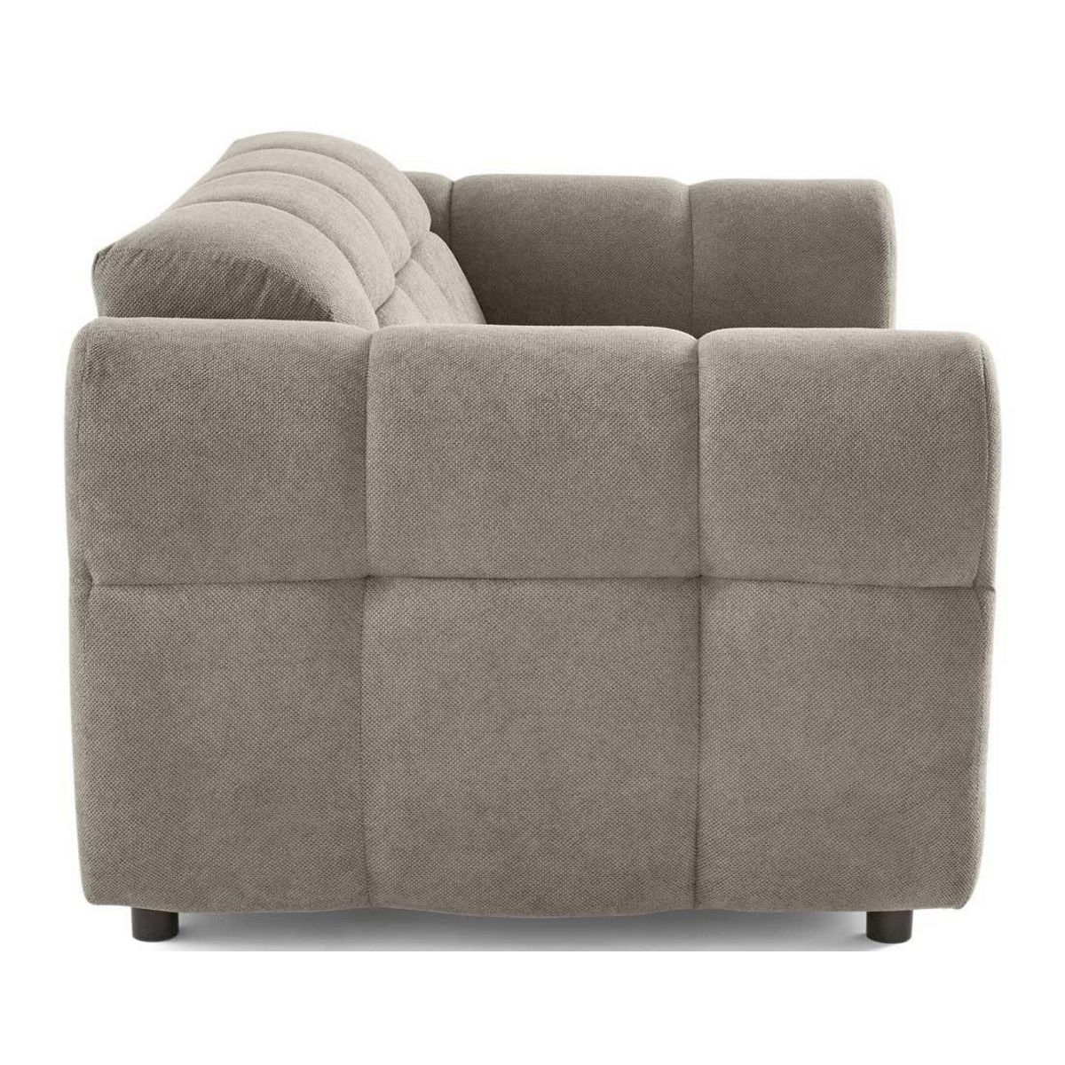 LISA DESIGN Ray - canapé droit 2 places en tissu texturé