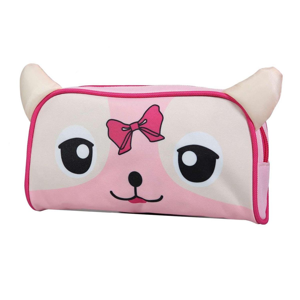Bagtrotter BAGTROTTER Trousse scolaire rectangulaire Kids Rose Chiot