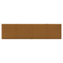 Voir la diapositive 3 : VIDAXL Panneaux muraux 12 pcs Marron 60x15 cm Velours 1,08 m^2