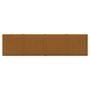 Voir la diapositive 3 : VIDAXL Panneaux muraux 12 pcs Marron 60x15 cm Velours 1,08 m^2