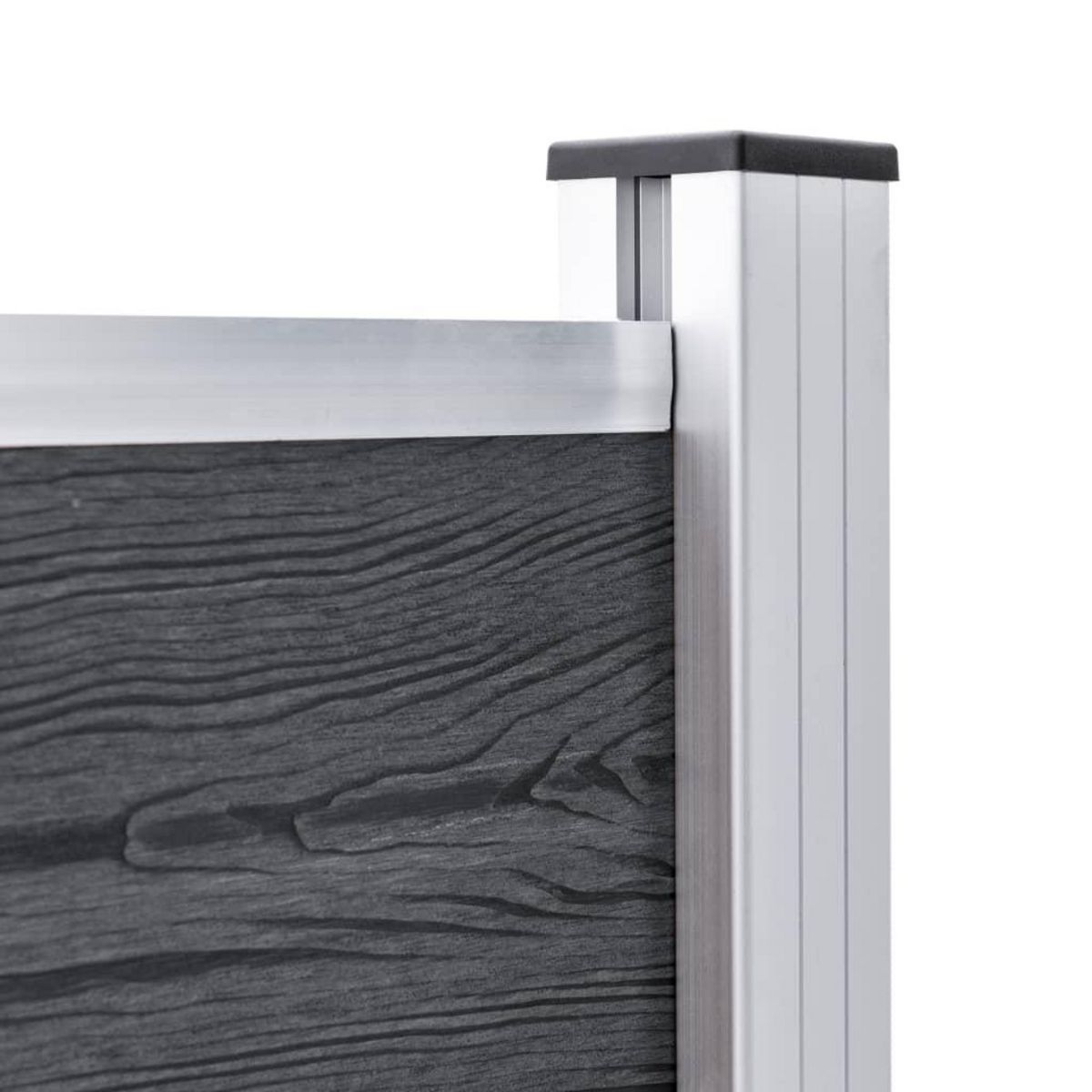 VIDAXL Poteaux de cloture 2 pcs Aluminium 185 cm