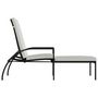 Voir la diapositive 4 : VIDAXL Chaise longue avec repose-pied Resine tressee Noir
