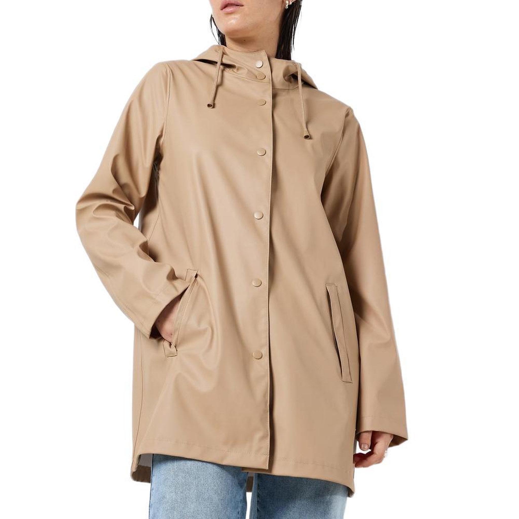NOISY MAY Parka beige femme noisy may sky. Coloris disponibles : Beige