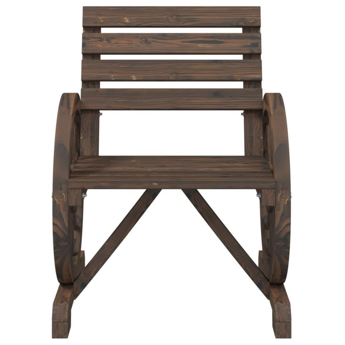 VIDAXL Chaises de jardin Bois de sapin massif