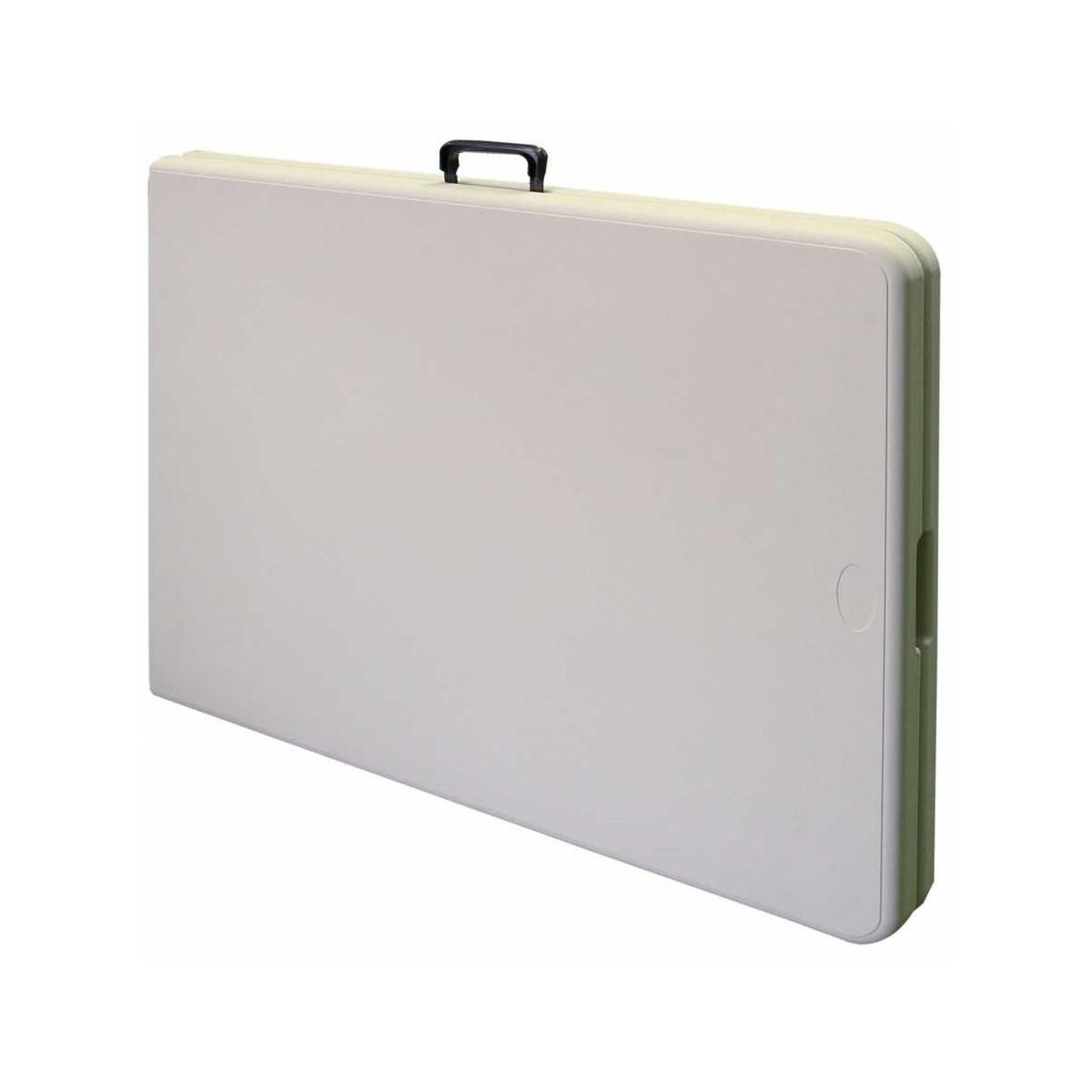 Voir la diapositive 5 : KZ GARDEN Table de jardin pliante 8 places 180x75xh74 cm blanche polypropylène haute resistance camping réceptions kz garden