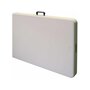 Voir la diapositive 5 : KZ GARDEN Table de jardin pliante 180x75xH74 cm Blanche Haute resistance Polypropylène Camping Réceptions KZ GARDEN