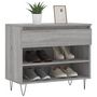 Voir la diapositive 3 : VIDAXL Armoire a chaussures Sonoma gris 70x36x60 cm Bois d'ingenierie