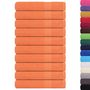 Voir la diapositive 2 : VIDAXL Serviettes de sauna 10 pcs orange 80x200 cm 360 g m² 100% coton