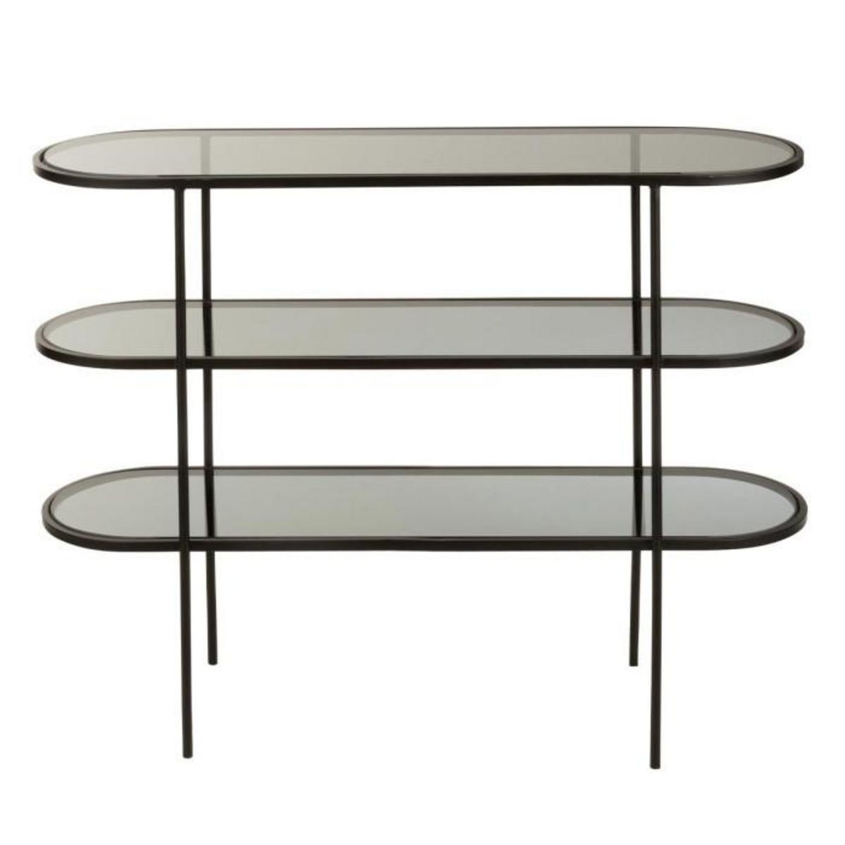 Paris Prix Étagère 3 Niveaux Design  Juto  100cm Noir