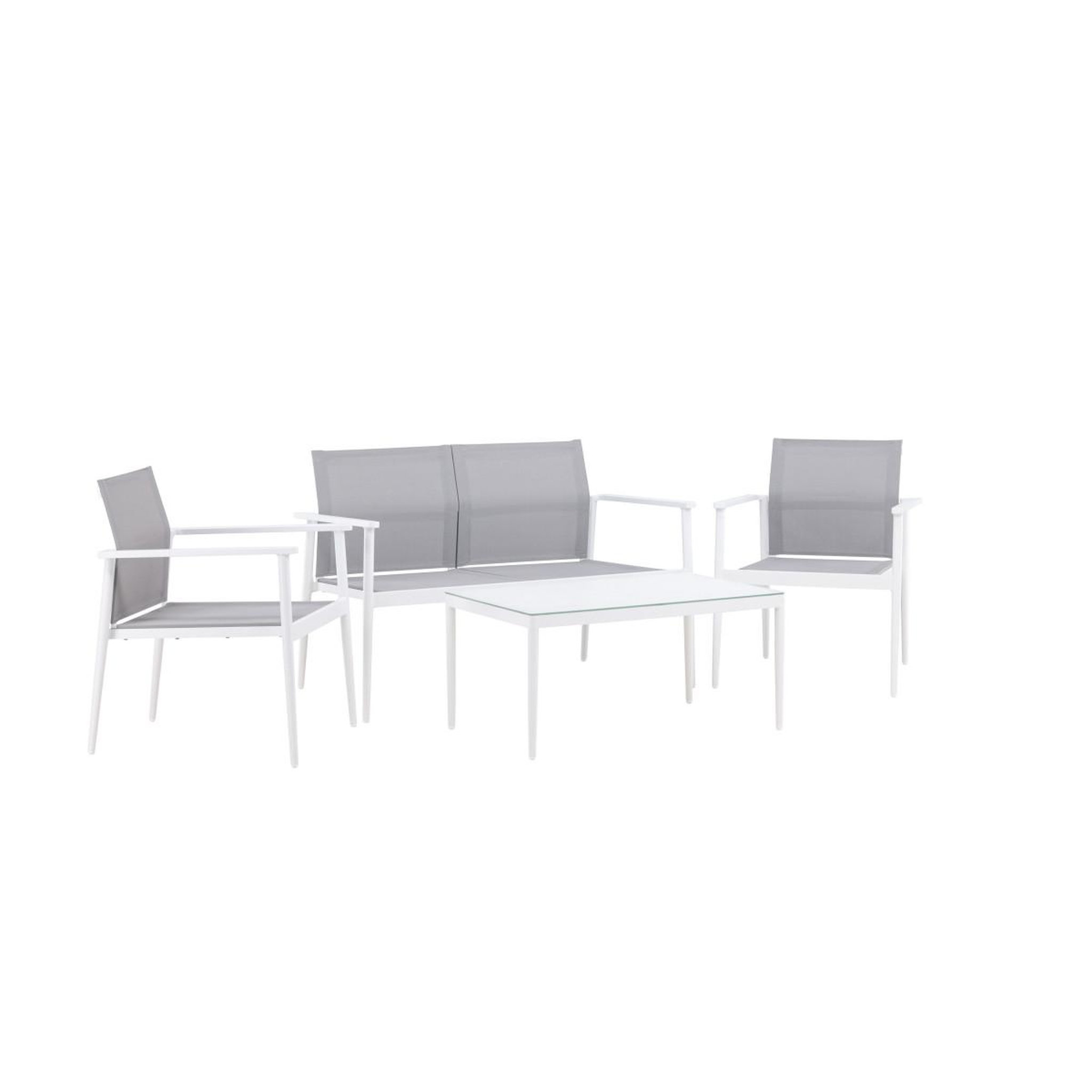 Voir la diapositive 2 : Paris Prix Salon de jardin  break  105cm blanc