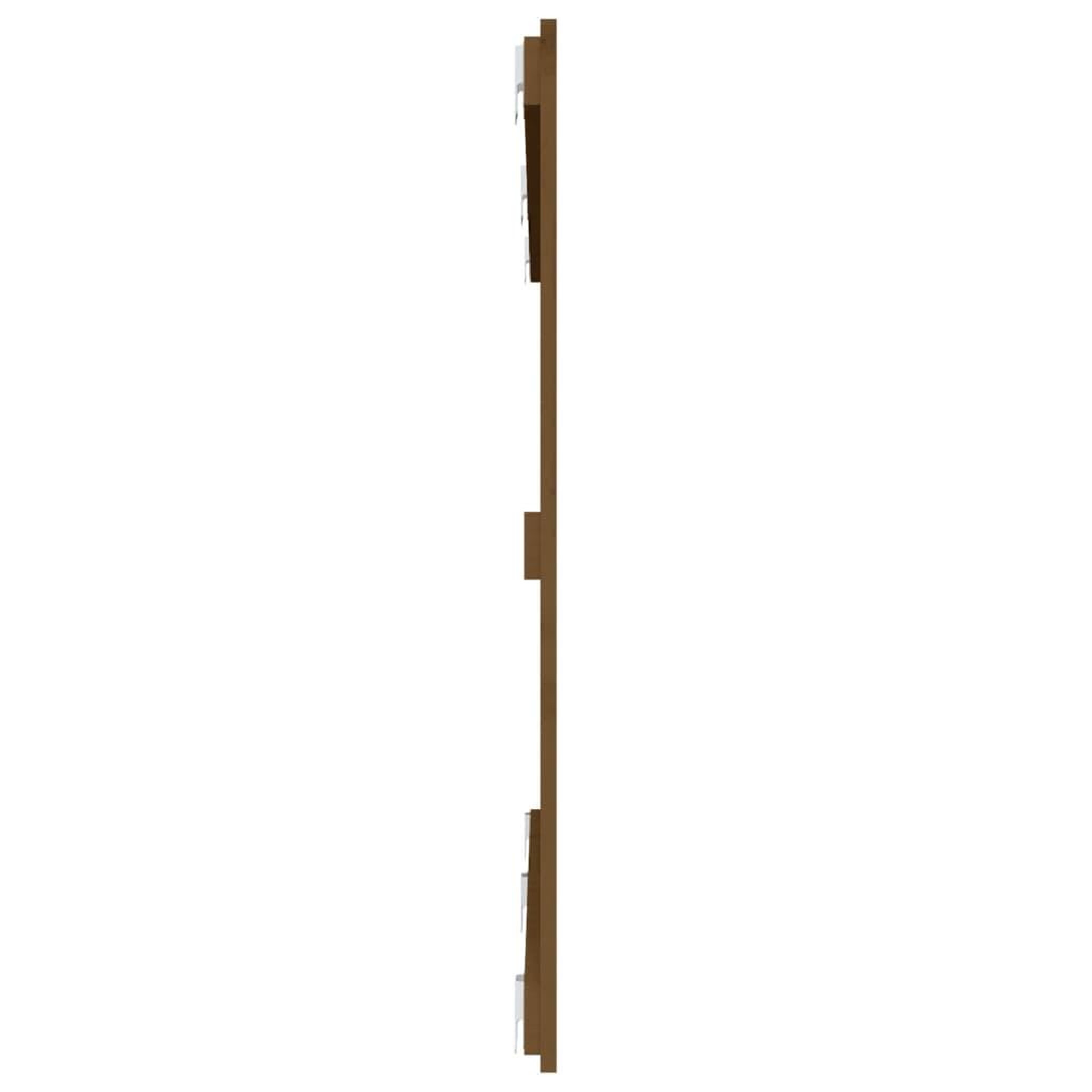 Voir la diapositive 5 : VIDAXL Tete de lit murale Marron miel 159,5x3x90 cm Bois massif de pin