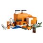 LEGO Minecraft 21178 - Le Refuge du Renard, Jouet de Construction Maison, Enfants dès 8 ans