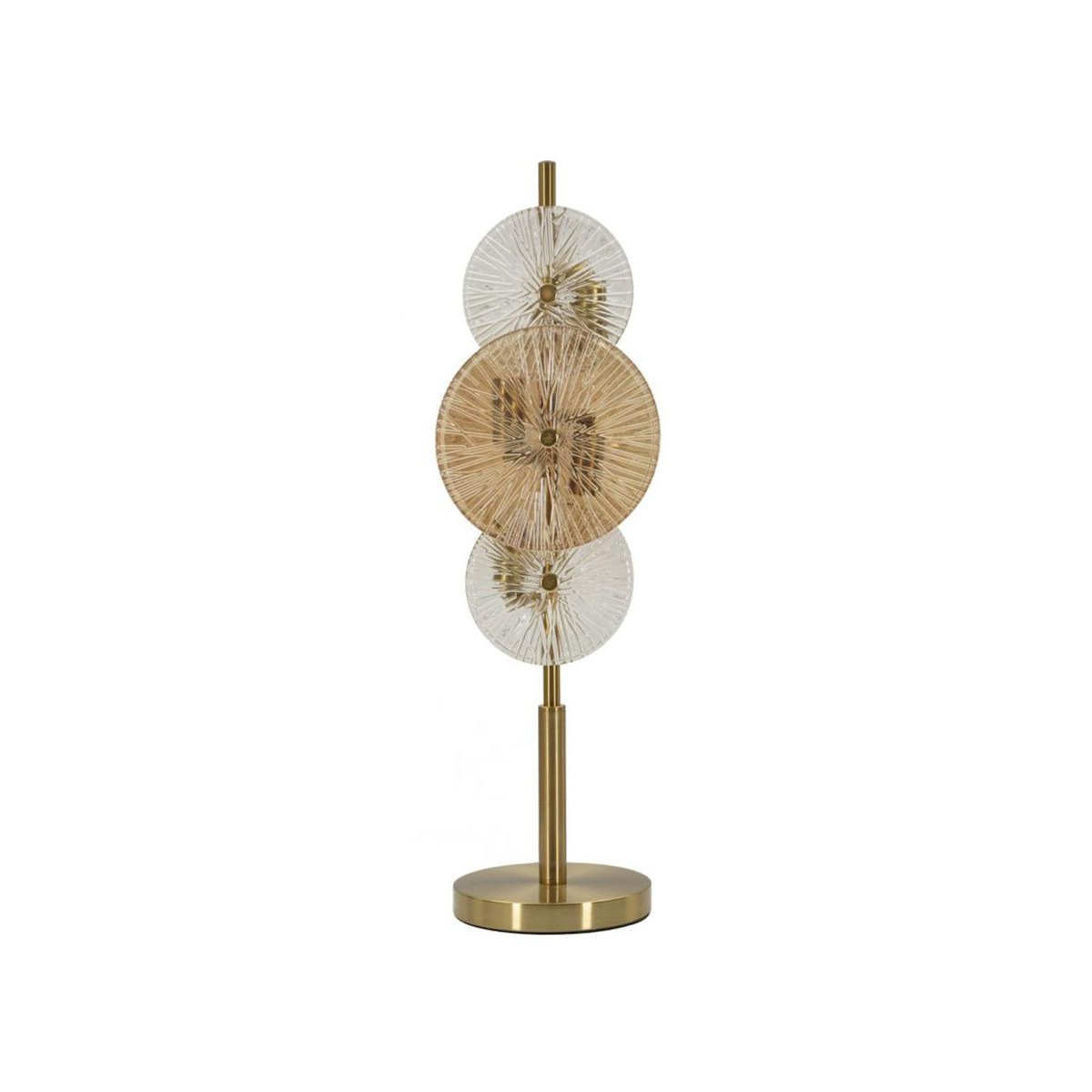 Paris Prix Lampe à Poser  Osaka  66cm Or & Transparent