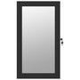 Voir la diapositive 4 : VIDAXL Armoire à bijoux avec miroir et éclairage LED mural noir